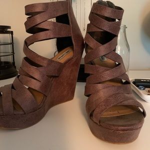 Wedge Strappy Sandals